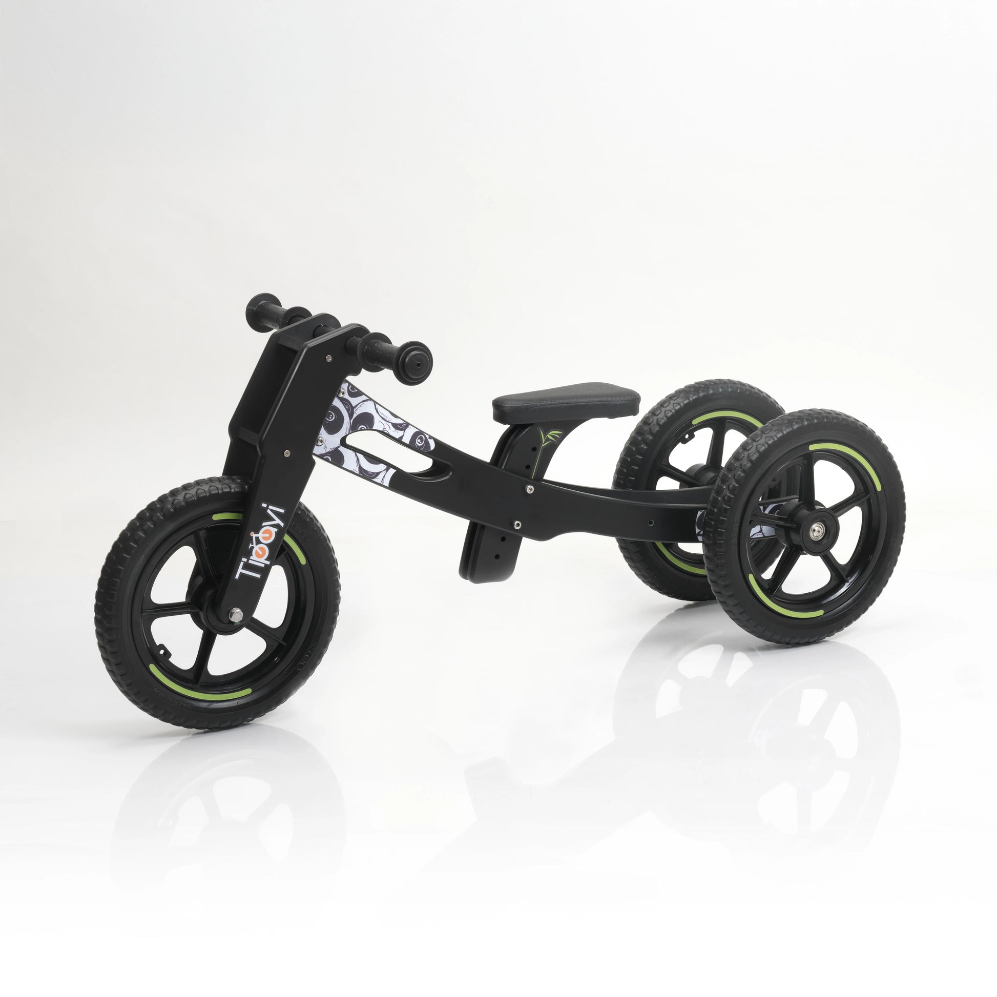 Balance Bike Green Panda