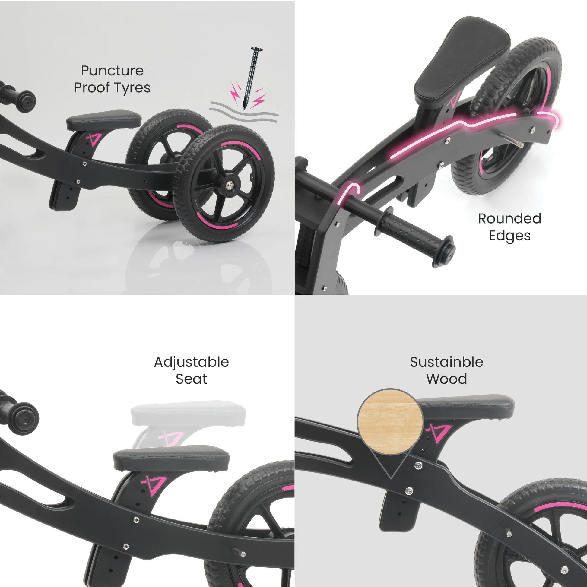 Balance Bike Pink 