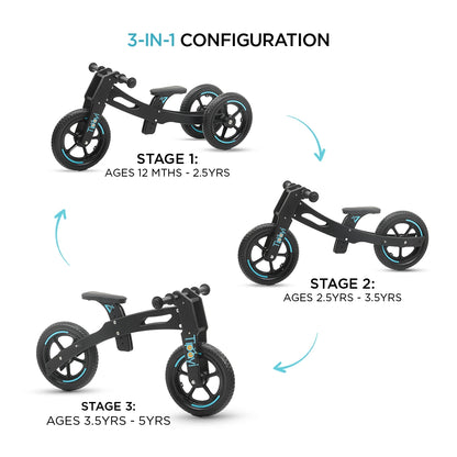 Balance Bike Neon Blue
